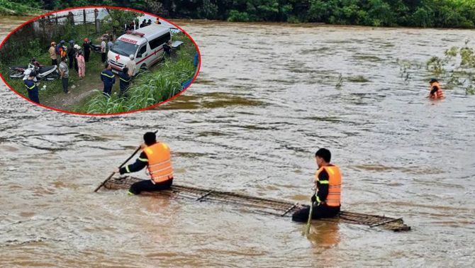Quảng Ninh: Bé gái 11 tuổi bất ngờ bị cuốn trôi dưới dòng nước lũ, công tác tìm kiếm gặp khó