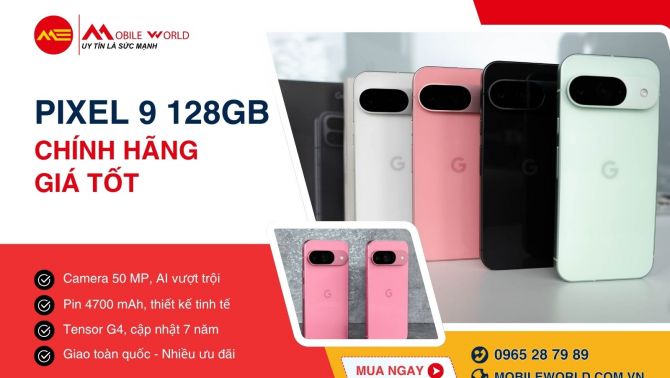 Pixel 9 giảm xuống dưới 12tr, trước giờ bản Pixel 10 ra mắt có nên mua?