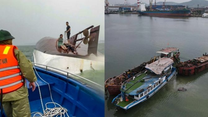 Vụ lật tàu Vịnh Xanh 58: Quảng Ninh cầu cứu ngư dân, 2 nạn nhân mất tích vẫn bặt vô âm tín