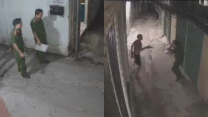 Camera hé lộ khoảnh khắc kinh hoàng, người đàn ông nổ súng khi bị Công an kiểm tra hành chính ở Hà Nội