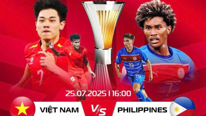 Trực tiếp U23 Việt Nam vs U23 Philippines 16h00 ngày 25/7 - Link xem trực tiếp U23 Việt Nam