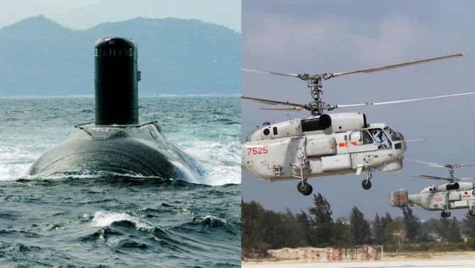 Mãn nhãn màn luyện tập của trực thăng, tàu ngầm Kilo 636, hé lộ đội hình diễu binh đặc biệt trên biển dịp 2/9