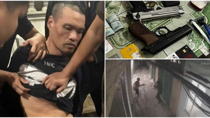 Sau 2 ngày bỏ trốn, nghi phạm nổ sung vào công an khi bị kiểm tra hành chính bị bắt ở nơi không ngờ đến