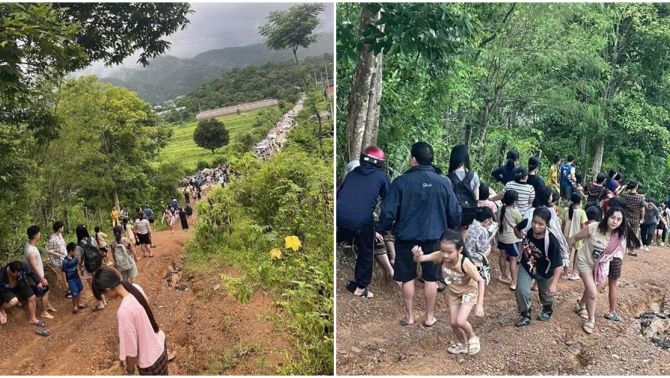 Hàng nghìn người dân Nghệ An hoảng loạn tháo chạy lên núi vì 1 tin đồn, bệnh nhân cũng bật dậy chạy