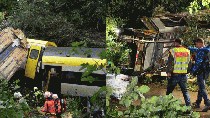 Vụ tàu hỏa chở 100 người trật bánh: 50 người thương vong, hiện trường tai nạn gây ám ảnh