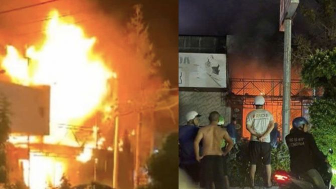 Hiện trường ngổn ngang sau vụ cháy, bắt nguồn từ tiệm mì cay lúc rạng sáng ở Cà Mau