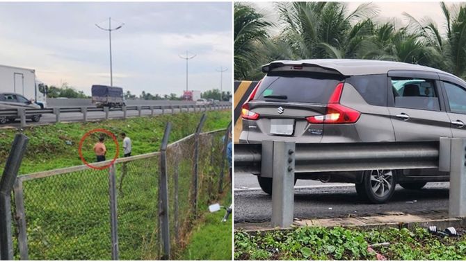 Thấy vị khách đòi cướp lái trên cao tốc có biểu hiện ‘lạ’, nam tài xế hành động khẩn cấp