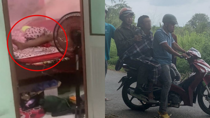 Người phụ nữ phát hiện gã đàn ông lạ mặt ngủ trên giường, trích camera biết sự thật mà bủn rủn