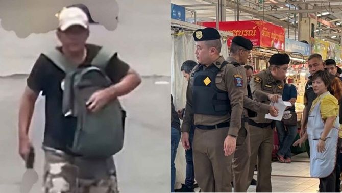 Camera ghi lại cảnh sát thủ săn lùng nạn nhân ở chợ Bangkok, ám ảnh lời van xin trong tuyệt vọng