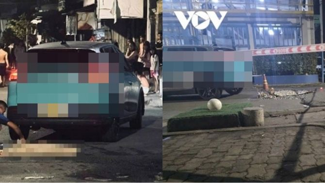 Camera ghi lại cảnh thương tâm xe công nghệ tông tử vong bé gái 4 tuổi đang chơi ở TP.HCM