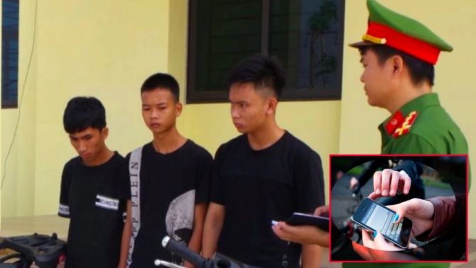 Ninh Bình: Bắt giữ nhóm cướp điện thoại chuyên mặc áo nắng, đeo khẩu trang hoành hành giữa ban ngày