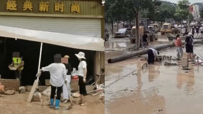 Tiệm vàng mất két sắt, 20 kg trang sức biến mất trong lũ, dân thi nhau tìm 'kho báu'