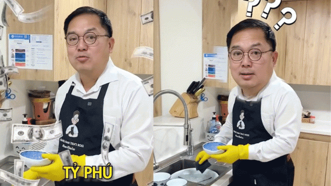 Ông Hoàng Nam Tiến - cựu Chủ tịch FPT từng có chia sẻ gây chú ý về việc ‘rửa bát’ và ‘bỏ vợ’