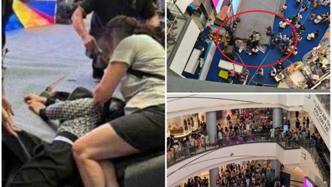 Nhân chứng bàng hoàng kể lại giây phút người đàn ông rơi từ tầng 4 xuống đất tại Aeon Mall Long Biên
