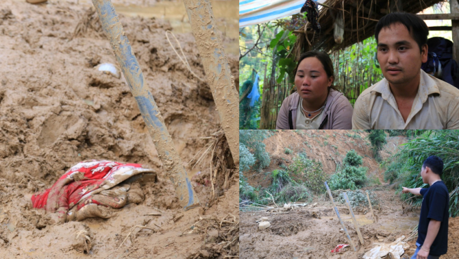 Bố tay không đào bới tìm 3 đứa con bị bùn đất chôn vùi, câu nói cuối của trẻ thơ khiến mẹ day dứt