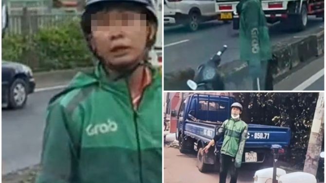 Lời khai khó chấp nhận của đối tượng mặc áo Grab hung hăng đập kính xe tải, đánh người ở TP.HCM