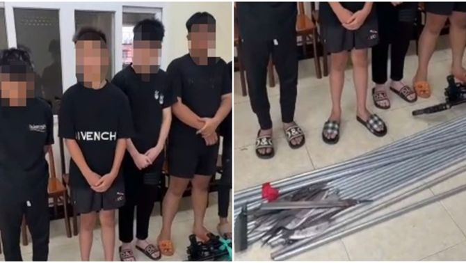 Danh tính 6 thiếu niên, người nhỏ nhất 12 tuổi chế tạo vũ khí nguy hiểm gồm cả súng để giải quyết mâu thuẫn