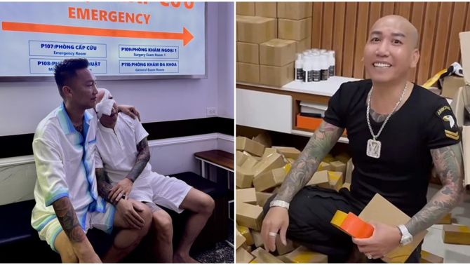 NÓNG: ‘Giang hồ mạng’ Phú Lê băng bó kín 1 mắt đang ở trong viện, Huấn Hoa Hồng hé lộ nguyên nhân