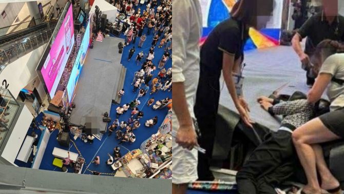 Không khí tại TTTM Aeon Mall Long Biên sau vụ người đàn ông rơi từ tầng 4, nguyên nhân chấn động?