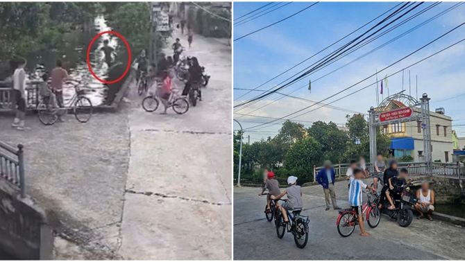 Lộ chiếc ‘bẫy’ chí mạng có thể ‘nuốt chửng’ bất cứ ai sau vụ 2 cháu bé đạp xe lao xuống kênh nước ở Ninh Bình