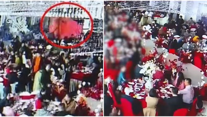 Cặp đôi sốc khi bị phát ‘clip nóng’ giữa đám cưới 600 khách, cô dâu chú rể và gia đình 2 bên bẽ mặt