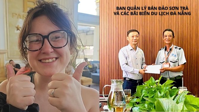 Thưởng nóng cho hai người đàn ông tìm thấy nhẫn kim cương rồi trả lại cho khách nước ngoài