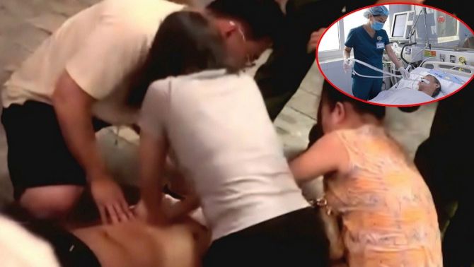 Khoảnh khắc sinh tử ở phố cổ Hoa Lư: Nữ điều dưỡng liều mình cứu du khách ngừng tim 