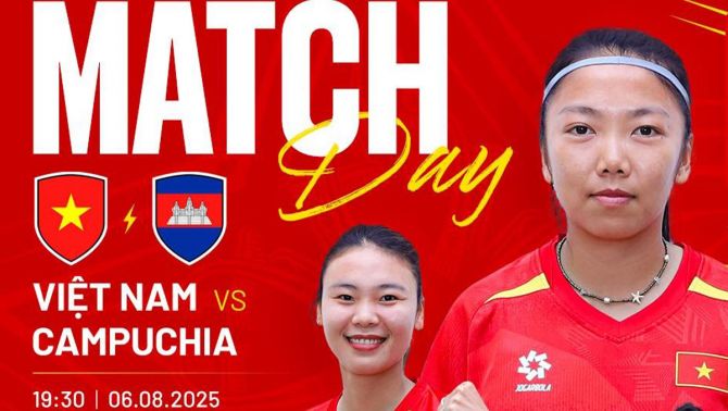 Xem trực tiếp ĐT Việt Nam vs ĐT Campuchia ở đâu kênh nào? Link xem AFF Cup nữ 2025