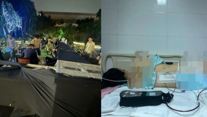Hà Nội: Khởi tố vụ cô gái mất 96% sức khỏe sau sự cố khung đèn tiệc cưới đổ sập, tiết lộ số tiền bồi thường? 