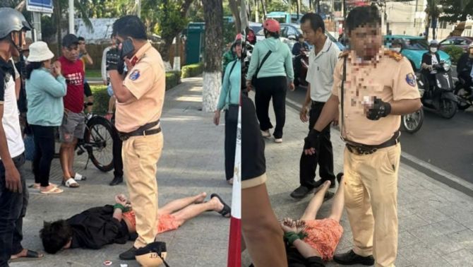 Danh tính và động cơ của thanh niên người Nga ‘tác động vật lý’ CSGT Nha Trang giữa phố?