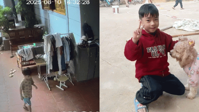 Camera ghi lại hình ảnh cuối của bé trai 5 tuổi mất tích ở Sơn La, gia đình phát hiện chi tiết gây hoang mang