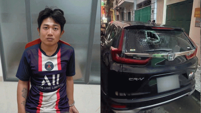 Lời khai của nam thanh niên đập phá liên tục hơn 10 ô tô trên phố, nguyên nhân đằng sau gây bức xúc