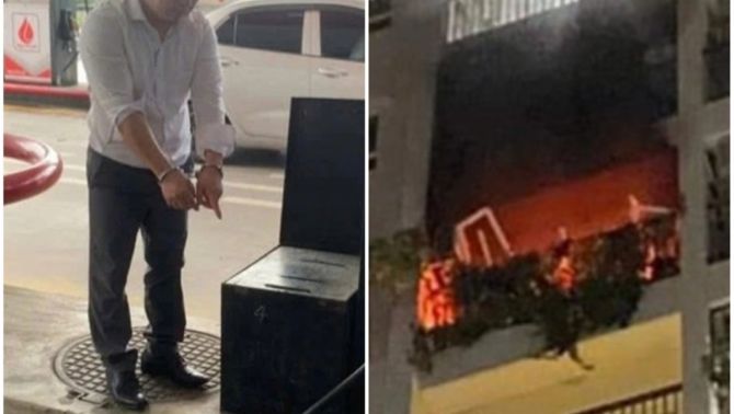 Chỉ vì ghen tuông tình ái nam thanh niên 'cả gan' đổ xăng châm lửa đốt chung cư ở Hà Nội