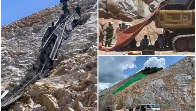 Hiện trường đầy ám ảnh vụ bê tông rơi tự do trên cao tốc khiến 2 công nhân tử vong thương tâm