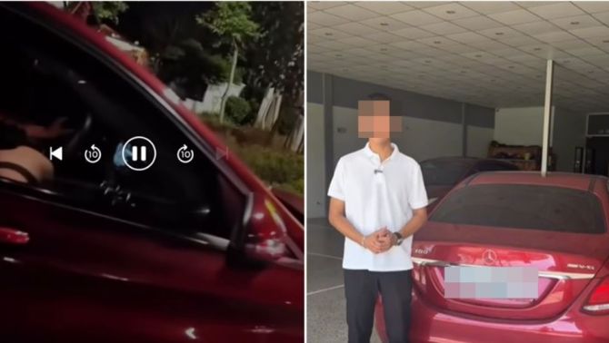 Danh tính 3 thanh niên cố ý dàn dựng clip nhạy cảm của đôi nam nữ trong xe Mercedes gây bức xúc