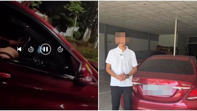 Sự thật đoạn clip nhạy cảm trên xe Mercedes nóng nhất mạng xã hội suốt nhiều giờ qua, CĐM đã bị 'dắt mũi'