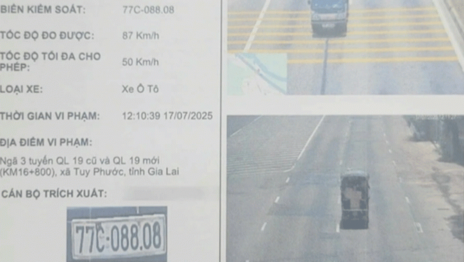 Truy tìm và xử lý nghiêm tài xế xe tải có 21 lần vi phạm tốc độ, tổng số tiền bị phạt gây xôn xao