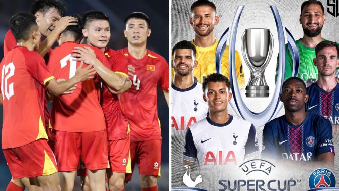 Kết quả bóng đá hôm nay: ĐT Việt Nam 'vút bay' trên BXH FIFA; Địa chấn ở siêu cúp châu Âu 2025?