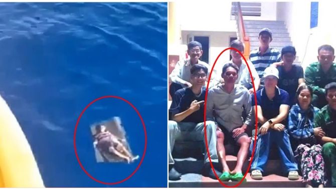Phép màu đến với người đàn ông mất tích trên biển 24h, kiệt sức nhưng vẫn sống sót nhờ 1 thứ