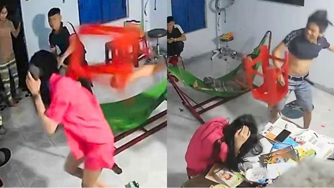 Uẩn khúc khiến người anh cầm ghế đánh em gái dã man, đã rõ lý do cả gia đình không một ai can ngăn
