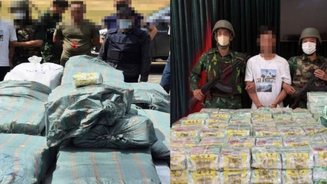 Chặn ô tô ở Đà Nẵng, triệt phá đường dây ma túy xuyên quốc gia, thu giữ gần 300kg cùng nhiều súng đạn