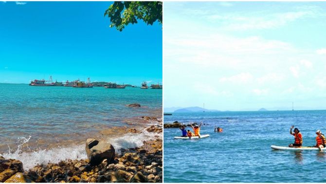 Không có phép màu với 2 chị em họ đi chèo sub ở đảo Hải Tặc bị sóng đánh ra xa, lật sub rơi xuống biển