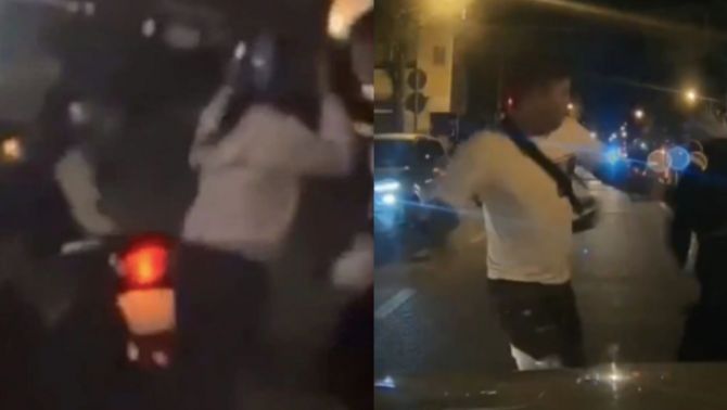 TP.HCM: Camera hành trình ghi lại toàn bộ vụ tài xế ô tô bị đánh gãy sống mũi sau va chạm giao thông lúc rạng sáng