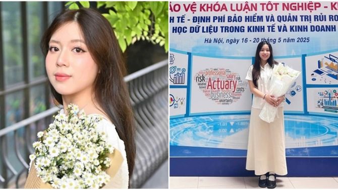 Chân dung nữ thủ khoa điểm cao kỷ lục gần 70 năm mới có 1 ở Đại học Kinh tế Quốc dân