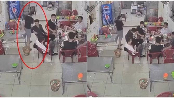 Clip chủ quán ăn tát khách hàng 1 cú ‘trời giáng’, hé lộ nguồn cơn từ 'bàn tay hư' khiến nhiều người hả hê