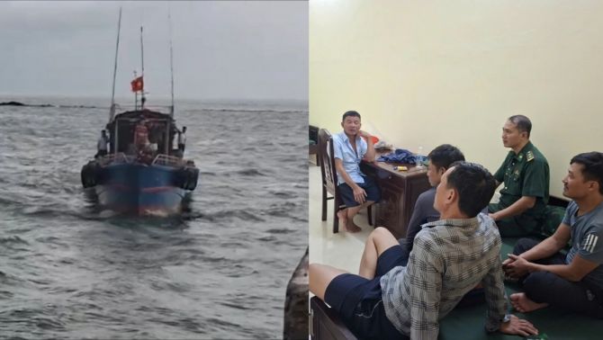 Quảng Ninh: Tàu cá bị dông lốc nhấn chìm, 10 ngư dân gặp nạn, diễn biến cuộc giải cứu nghẹt thở 