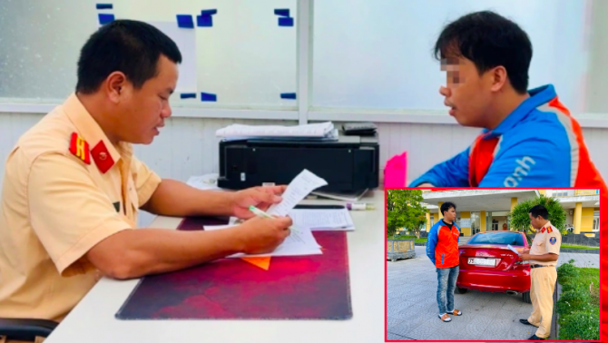 Huế: Xử lý nam thanh niên đóng vai shipper, dùng ô tô mui trần kéo xe máy gây xôn xao
