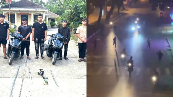 Sau vụ hỗn chiến, nhóm thanh niên ở Đà Nẵng thay màu sơn xe máy để đánh lạc hướng công an