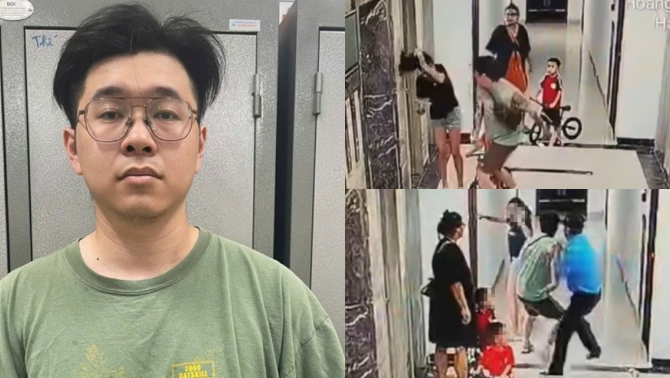 Cái kết đắng cho gã xăm trổ đánh người phụ nữ ở sảnh chung cư, nạn nhân rút đơn vẫn nhận án nặng?