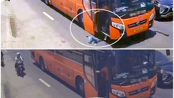 Mức phạt thích đáng cho tài xế xe khách Bắc - Nam thản nhiên vứt rác xuống giữa đường đông đúc